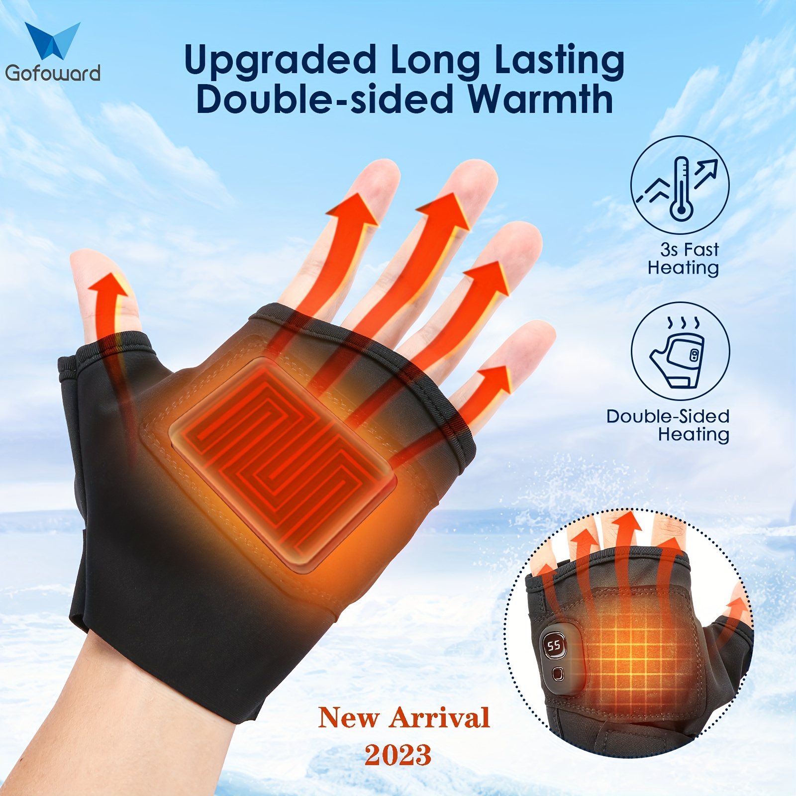 Heated Mitts - Hand Mitts for Arthritis - Electric Hand Warmers