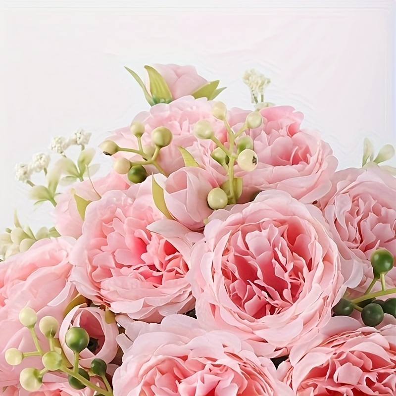 2 Mazzetti Peonie Artificiali, Bouquet Fiori Finti Tocco Reale Decorazione Tavolo  Matrimonio, Riempitivo Vasi, Adatto Qualsiasi Occasione, Bouquet Nuziale,  Scena Matrimonio, Decorazione Dinterni, Decorazione Giardino, Anniversario,  Ecc