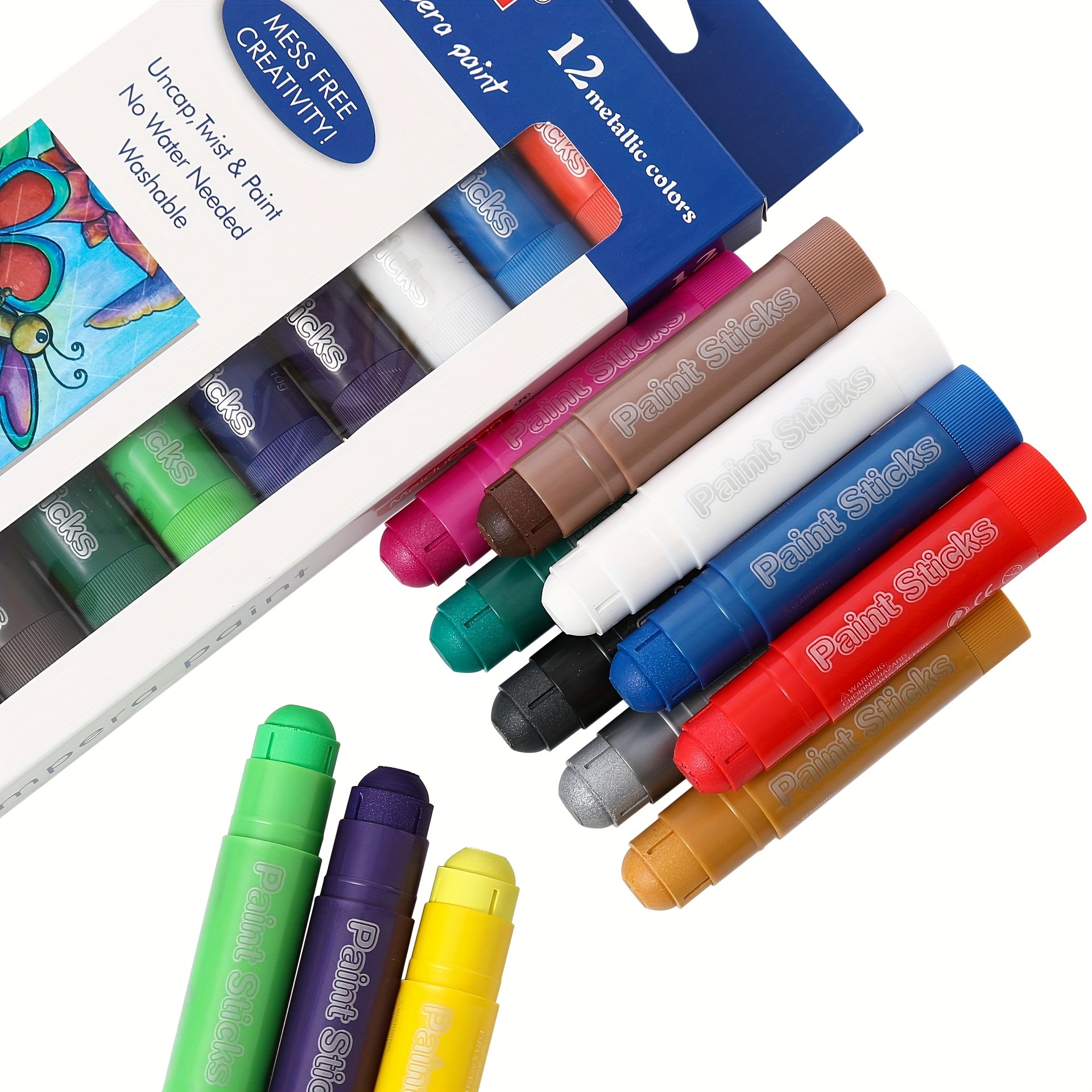 Window Crayons - 12 Sticks