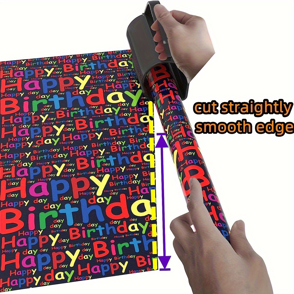 Wrapping Paper Cutter Removable Handle Paper Cutter Birthday - Temu