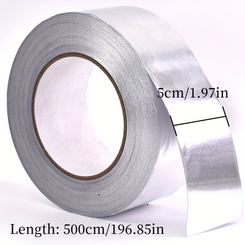 Self-adhesive Aluminum Foil Tape - Waterproof & Mildewproof Repair For  Bathtub, Shower, Toilet, Kitchen, Basin & Wall! - Temu