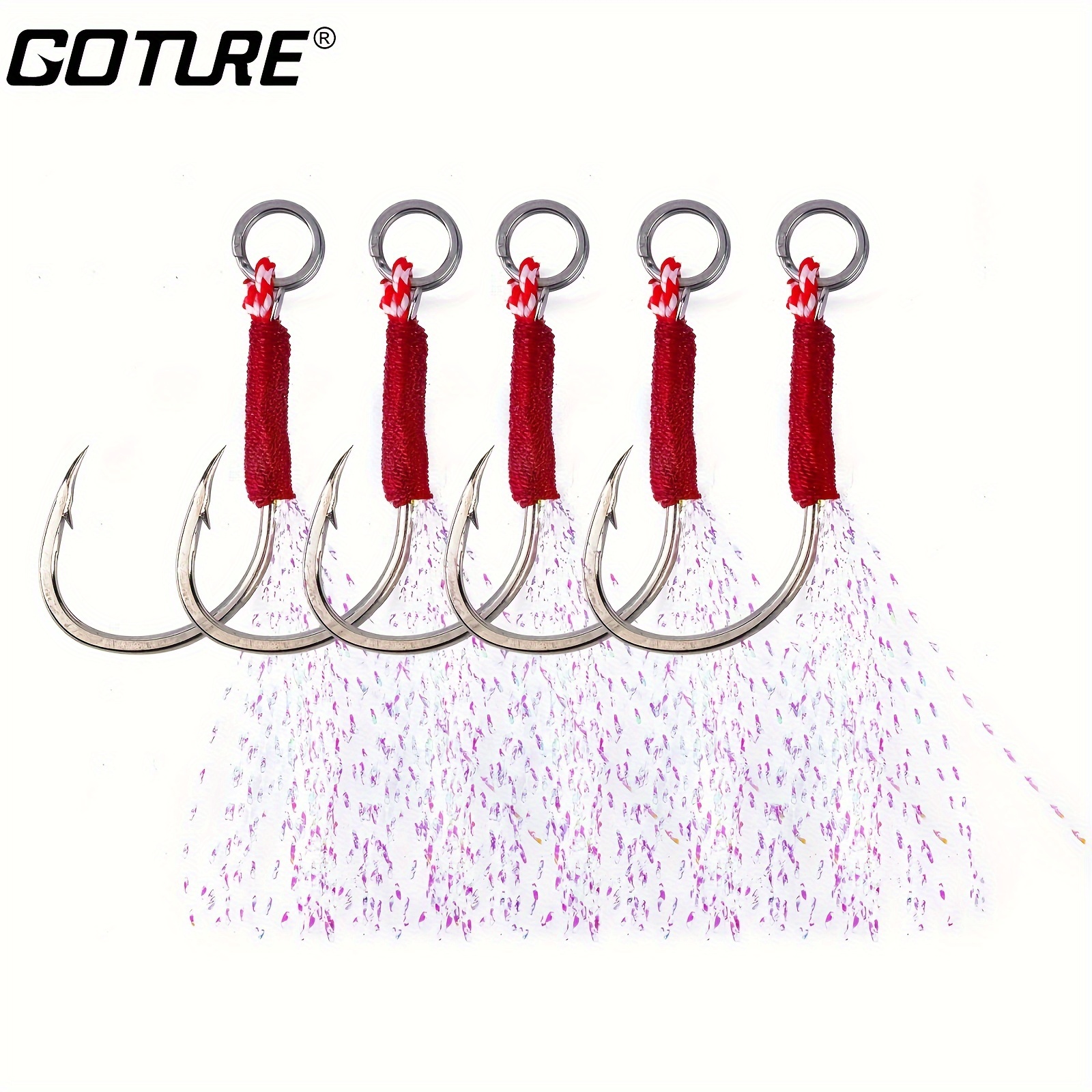 9pcs Squid Jig Hook Cover Fishing Hooks Cover Umbrella Hook Caps