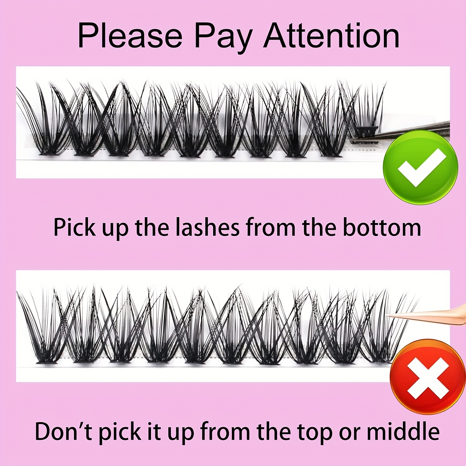 72 Pcs Cluster Lashes DIY Lash Extension Volume Wispy Eyelash Clusters 8-16mm