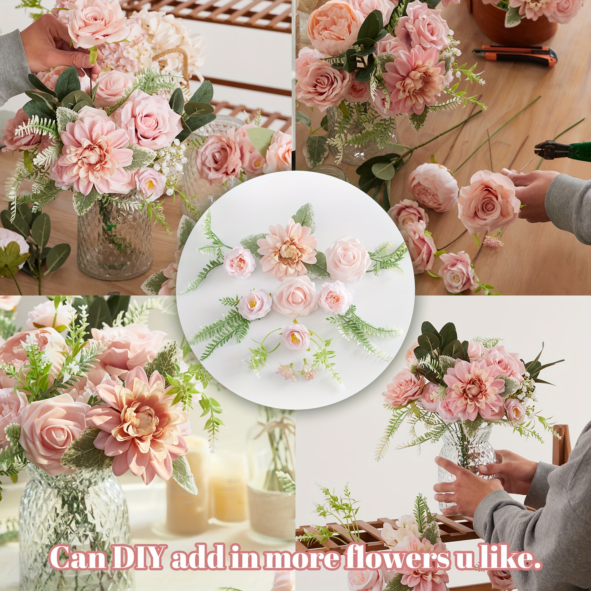 Create Beautiful Floral Arrangements For Weddings Home Decor - Temu