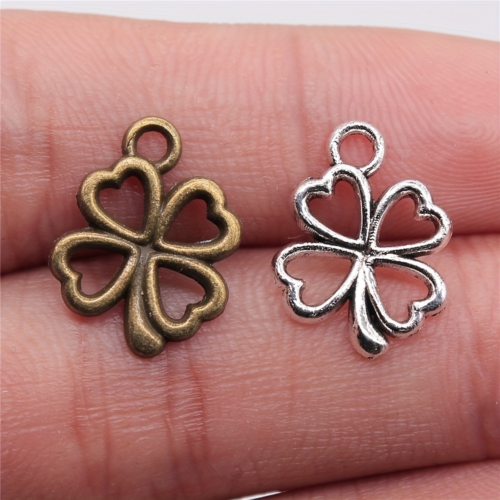 Four Leaf Clover Charm Silver Bracelet  925 Sterling Silver Jewelry Charms  - Agate - Aliexpress