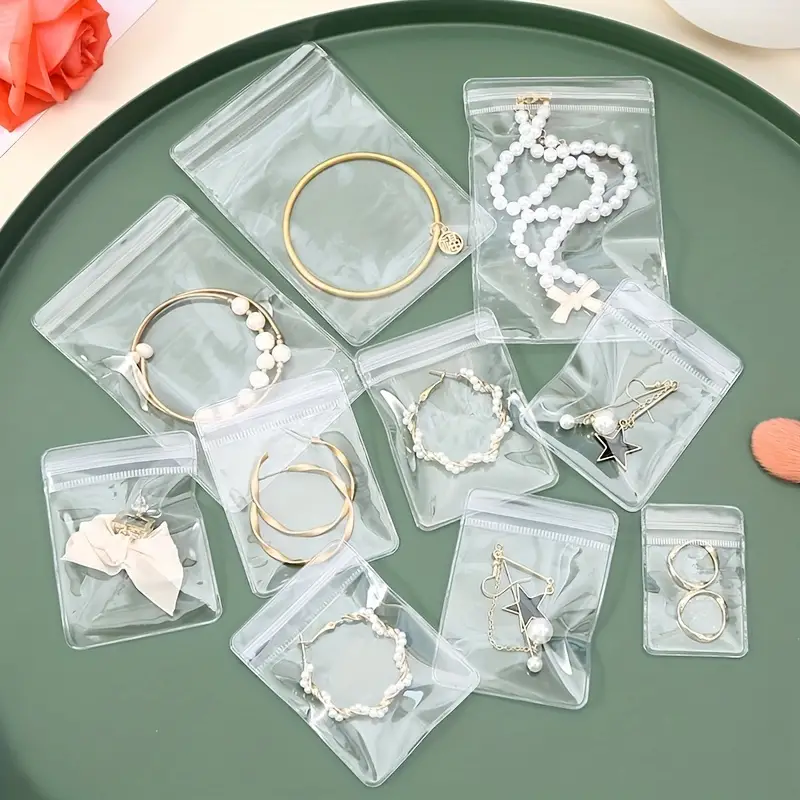 Transparent Jewelry Storage Bags Portable Anti oxidation - Temu