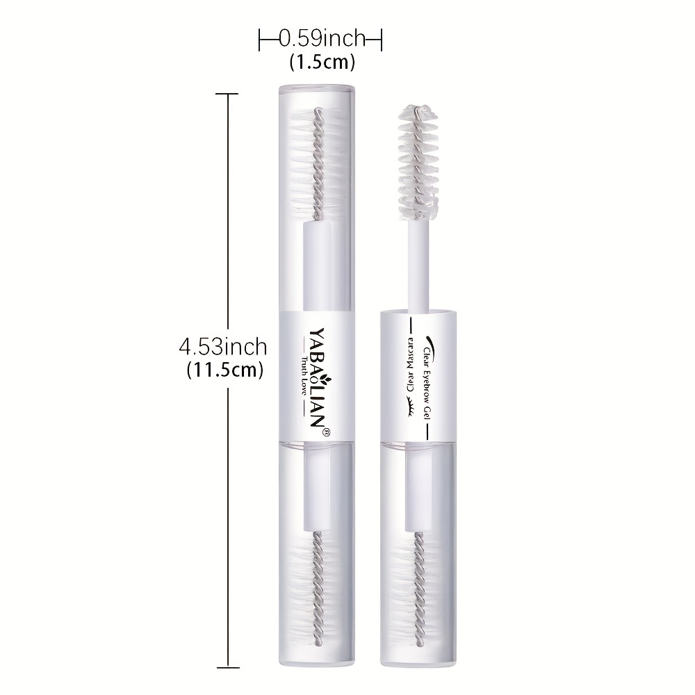 Transparent Mascara & Eyebrow Gel Raincoat Smudge-Proof Styling Makeup