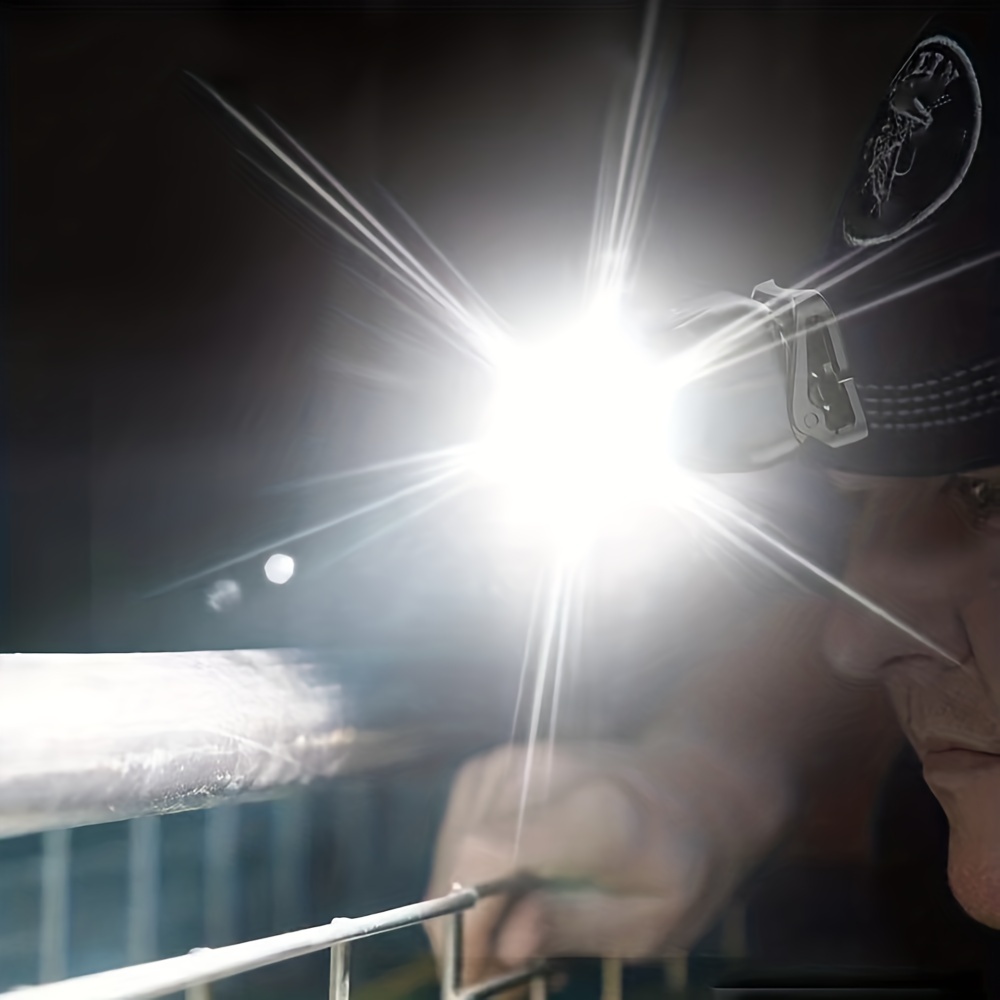  Linterna frontal de 7 LED con correa ajustable para la cabeza  de trabajo, linterna de destello : Herramientas y Mejoras del Hogar