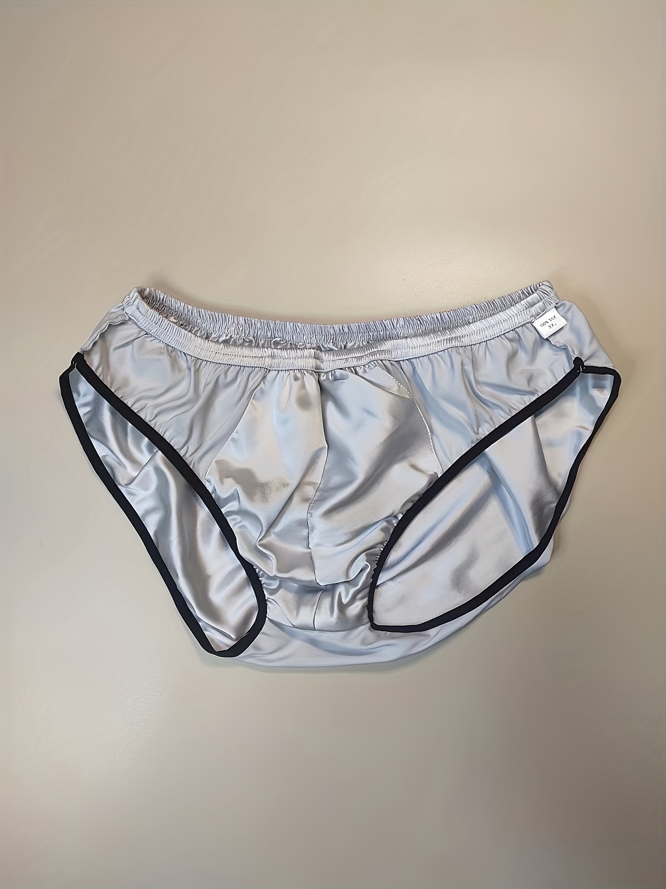 Men's Mulberry Silk Basic Low waist Briefs Men's Underwear - Temu Germany