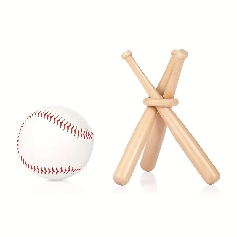 Wooden Baseball Bat Display Stand
