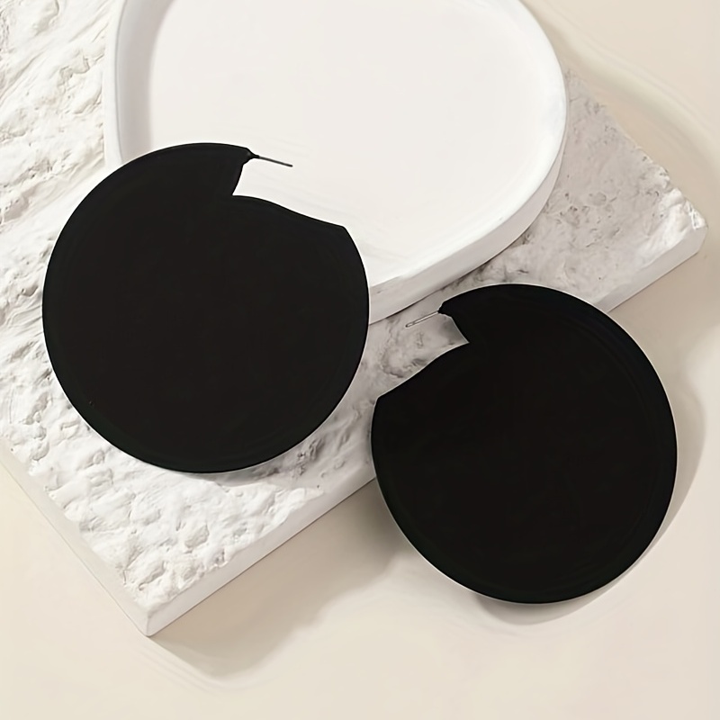 Exaggerated Round Dangle Earrings, Sexy Style