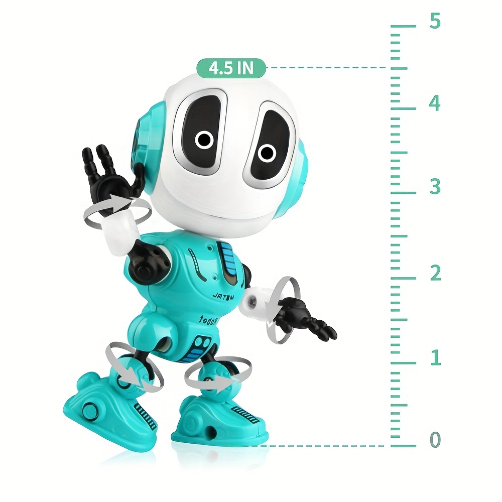 Rechargeable Talking Robots Toys For Kids - Metal Robot Kit With Sound &  Touch Sensitive Led Eyes Flexible Body, Interactive Educational Gift Toys  For 3 4 5 6 7 Year Old Boys, Girls - Temu Italy