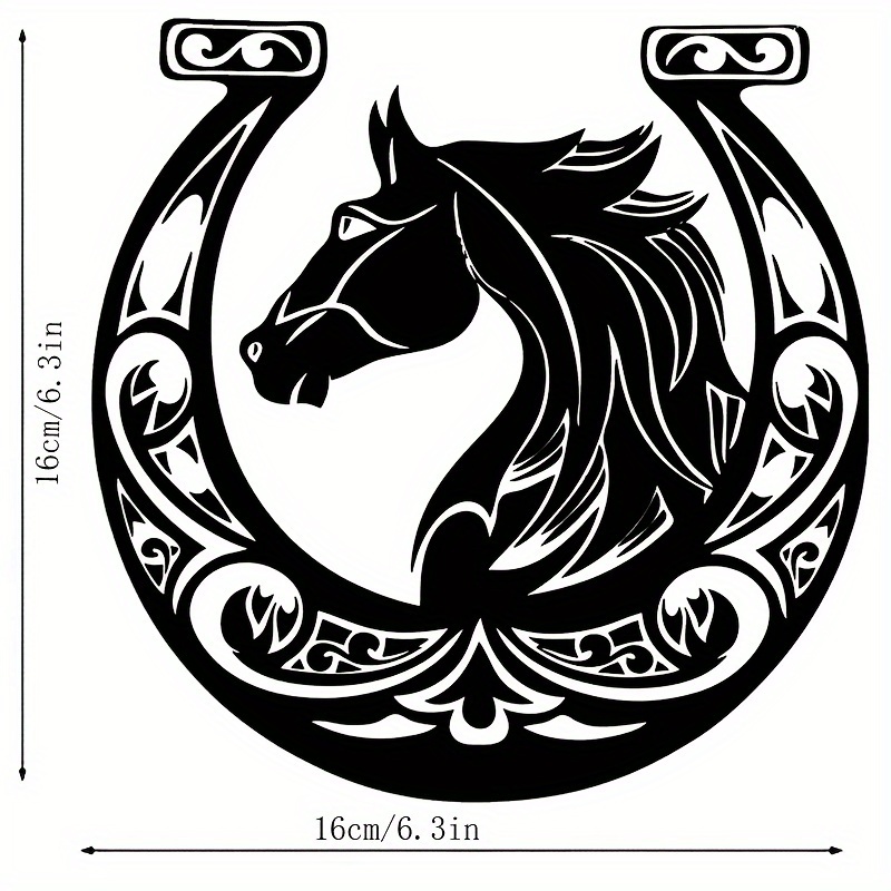 Horse Pattern Decal Sticker Car Vinyl Side Sticker Temu United