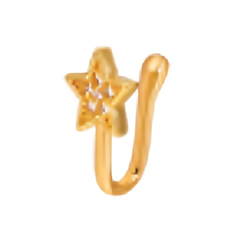 Quartz Star Rhinestone Nose Clip