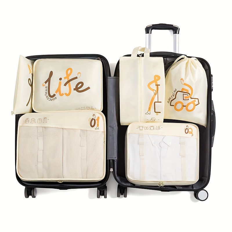  DIMJ Cubos de embalaje para maletas, cubos de equipaje de  viaje, bolsas organizadoras de maletas para equipaje : Ropa, Zapatos y  Joyería