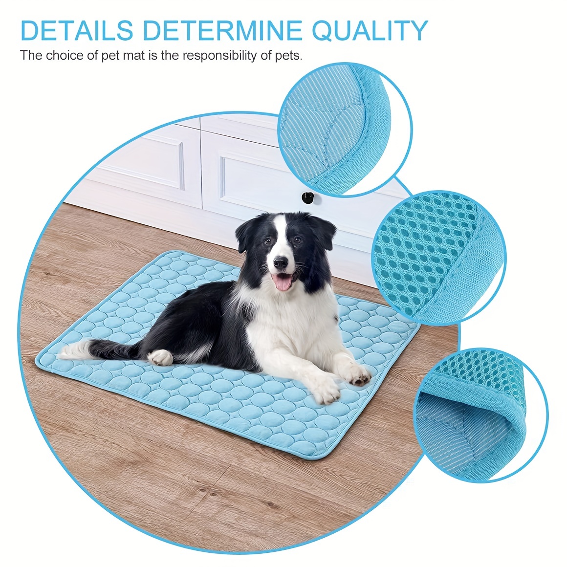 Cooling mat for large clearance dogs