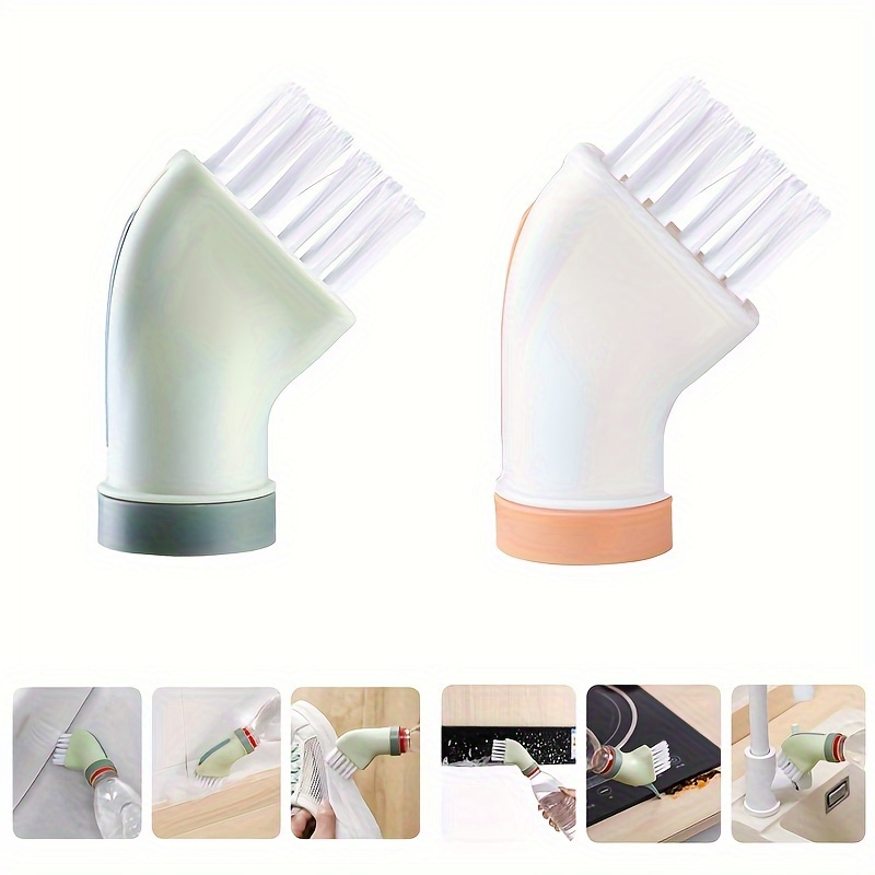 4pcs Brosse de bouteille en silicone électrique, ensemble de