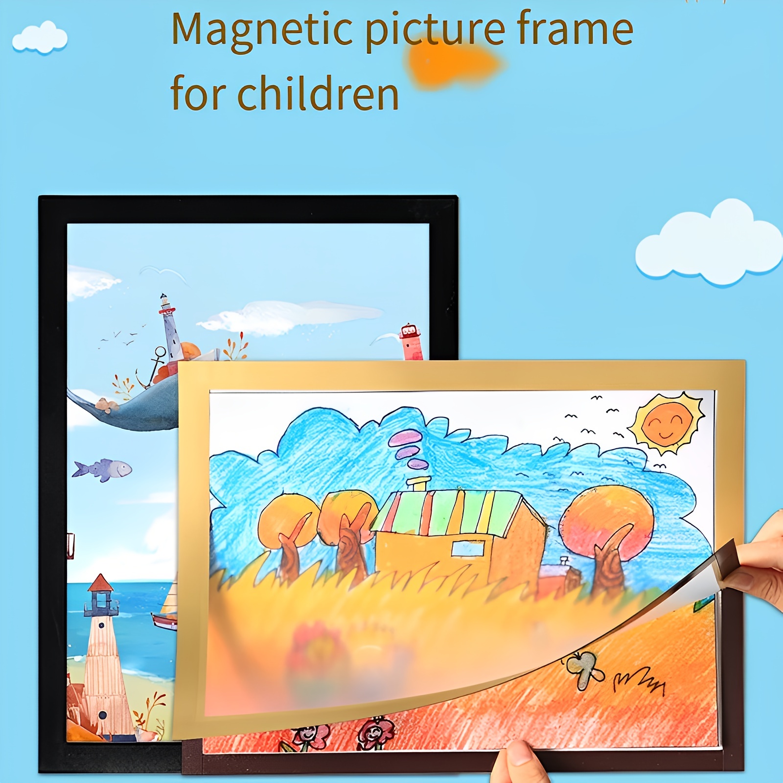 Magnetic Picture Frame A4 Poster Cover Photo Frame Reusable - Temu