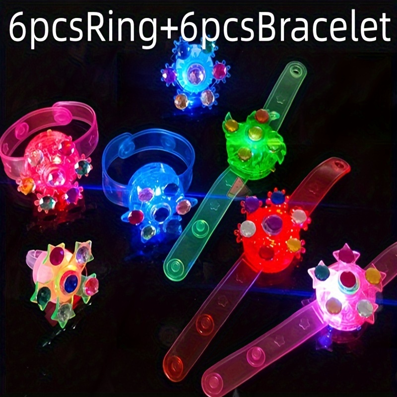 Party Gifts For Kids Led Glowing Fidget Spinner Bracelet - Temu