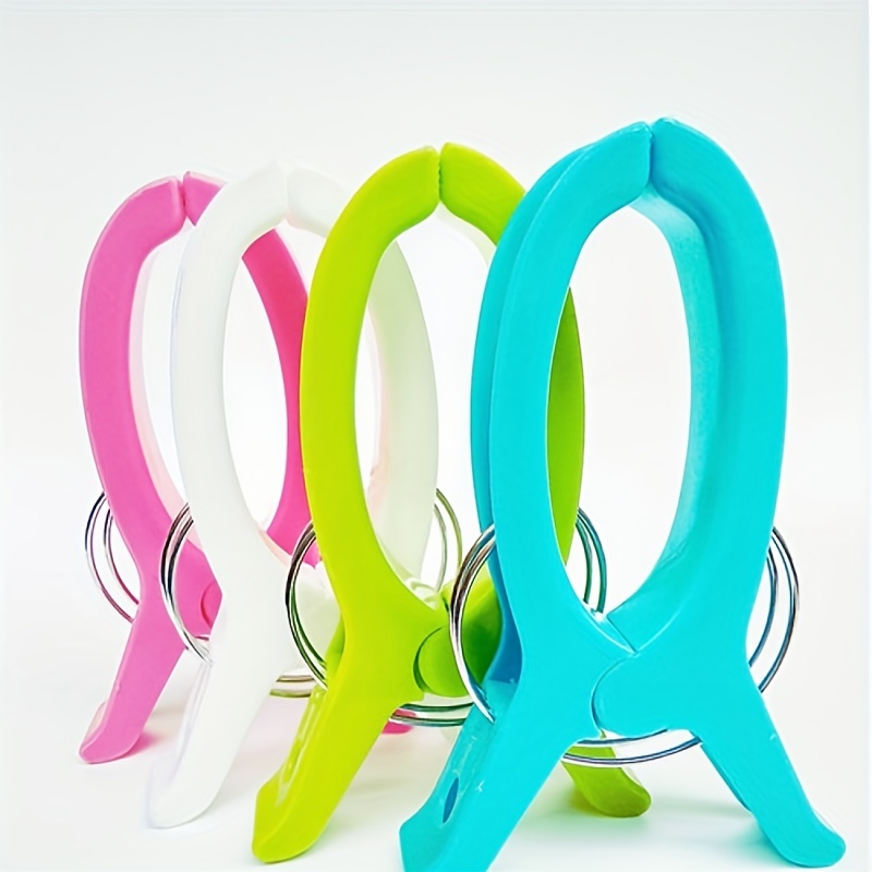 4pcs Quilt Clip Clothespin Balcony Windproof Clip Rabbit Ear Dry