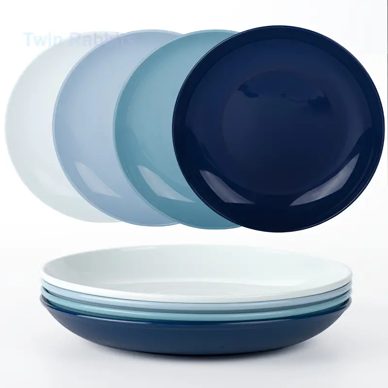 Unbreakable Plastic Plates Microwave Dishwasher Safe Perfect - Temu