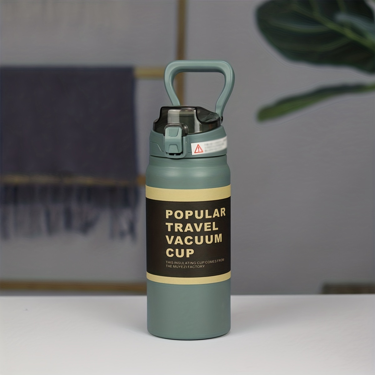 720ml Stainless Steel Vacuum Cup Large Capacity Portable Straw Cup