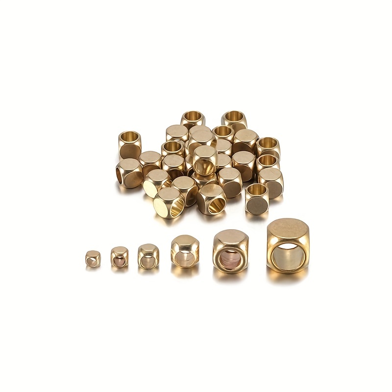 Brass spacer online beads