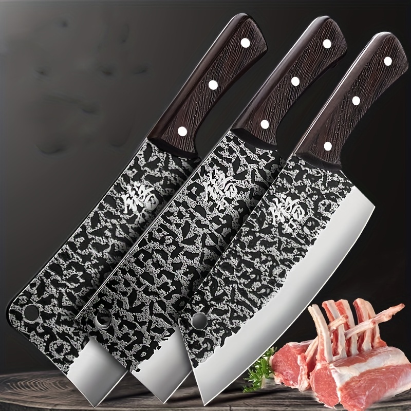 Longquan Forged Kitchen Knife Handmade Cutting Tool Kitchen - Temu