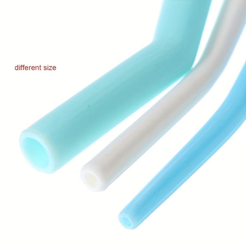 25pcs Disposable Plastic Curved Tips Surgical Aspirator Dental Tools