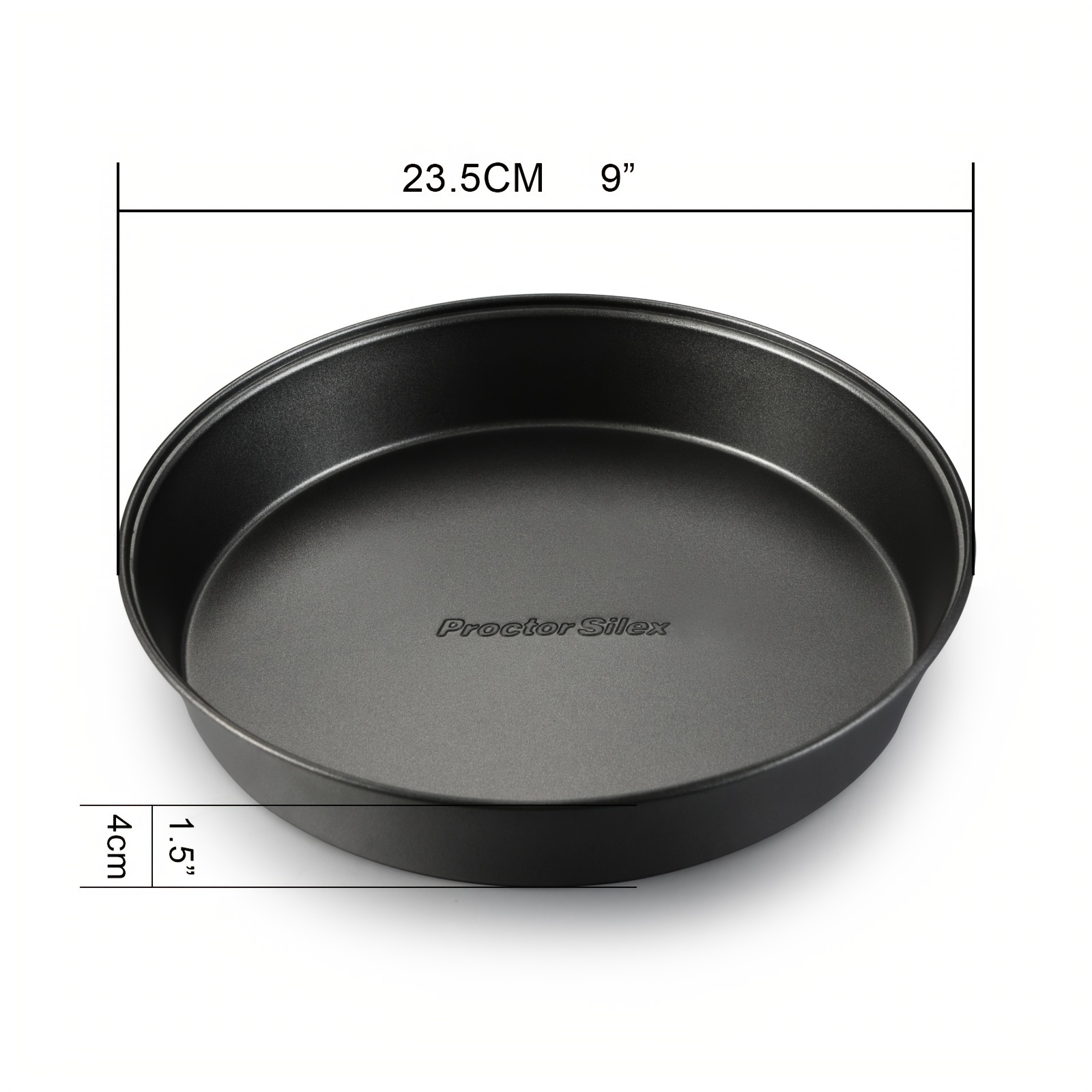 Basics Nonstick Carbon Steel Round Baking Cake Pan, 9 inch, Set of 2