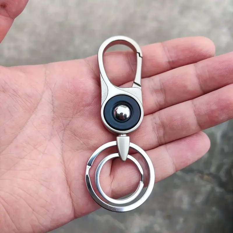 Alloy Keychain Car Key Chain Waist Hanging Key Ring Key Holder - Temu