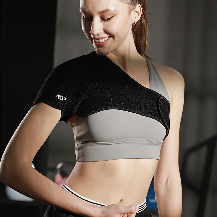 Shoulder Support - Adjustable Shoulder Wrap Belt Band Gym Sport Brace For  Rotator Cuff Tear Injury AC Joint Dislocated Prevention and Recovery