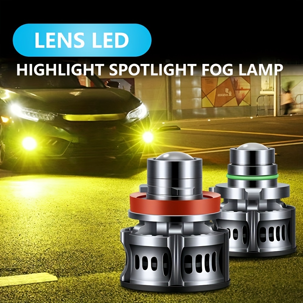 Upgrade Car New Design H7 Csp Led Car Fog Light Headlight - Temu