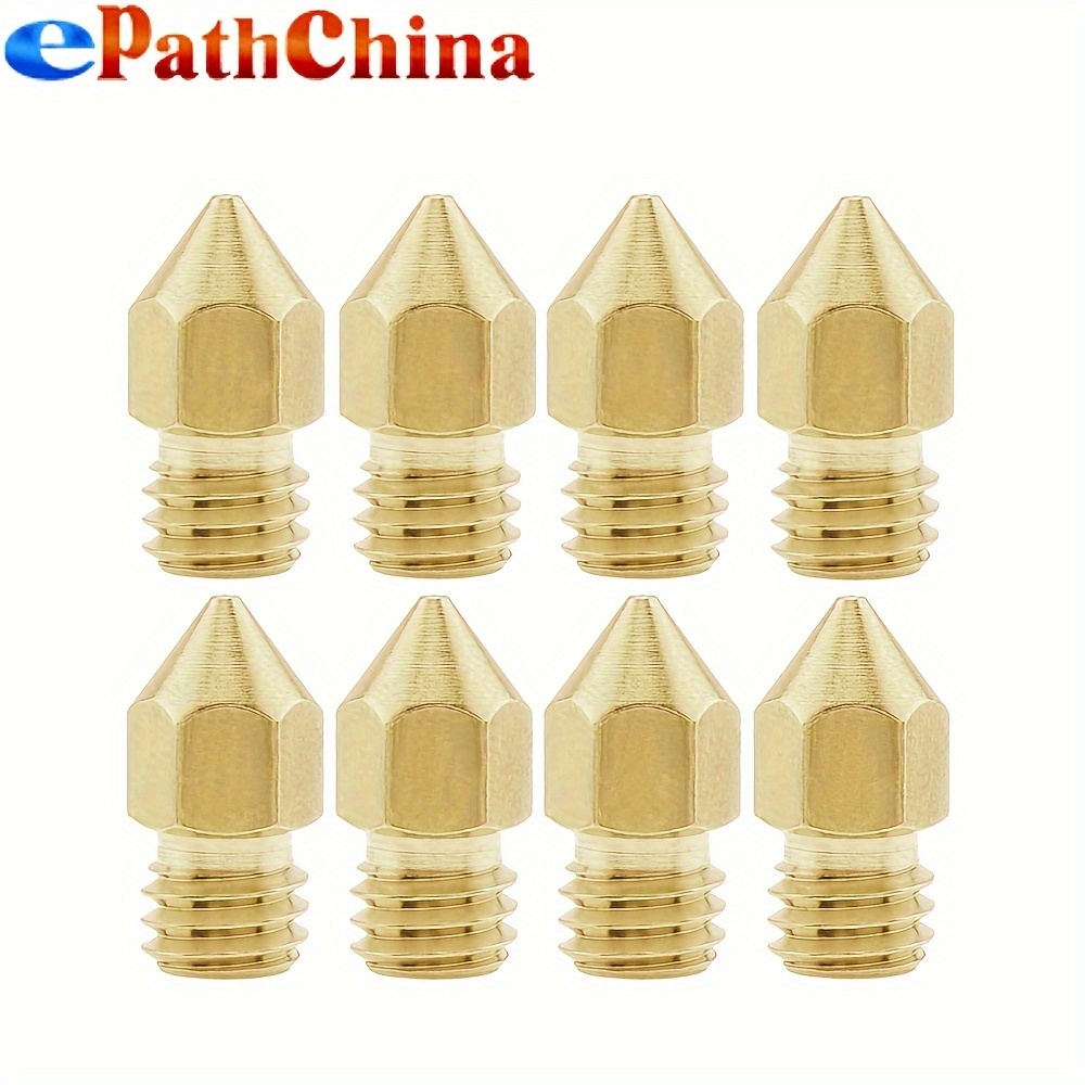 3d Printer Nozzle Mk8 Pointed Brass Material Nozzle Suitable For Cr-10,,, -  Temu United Kingdom
