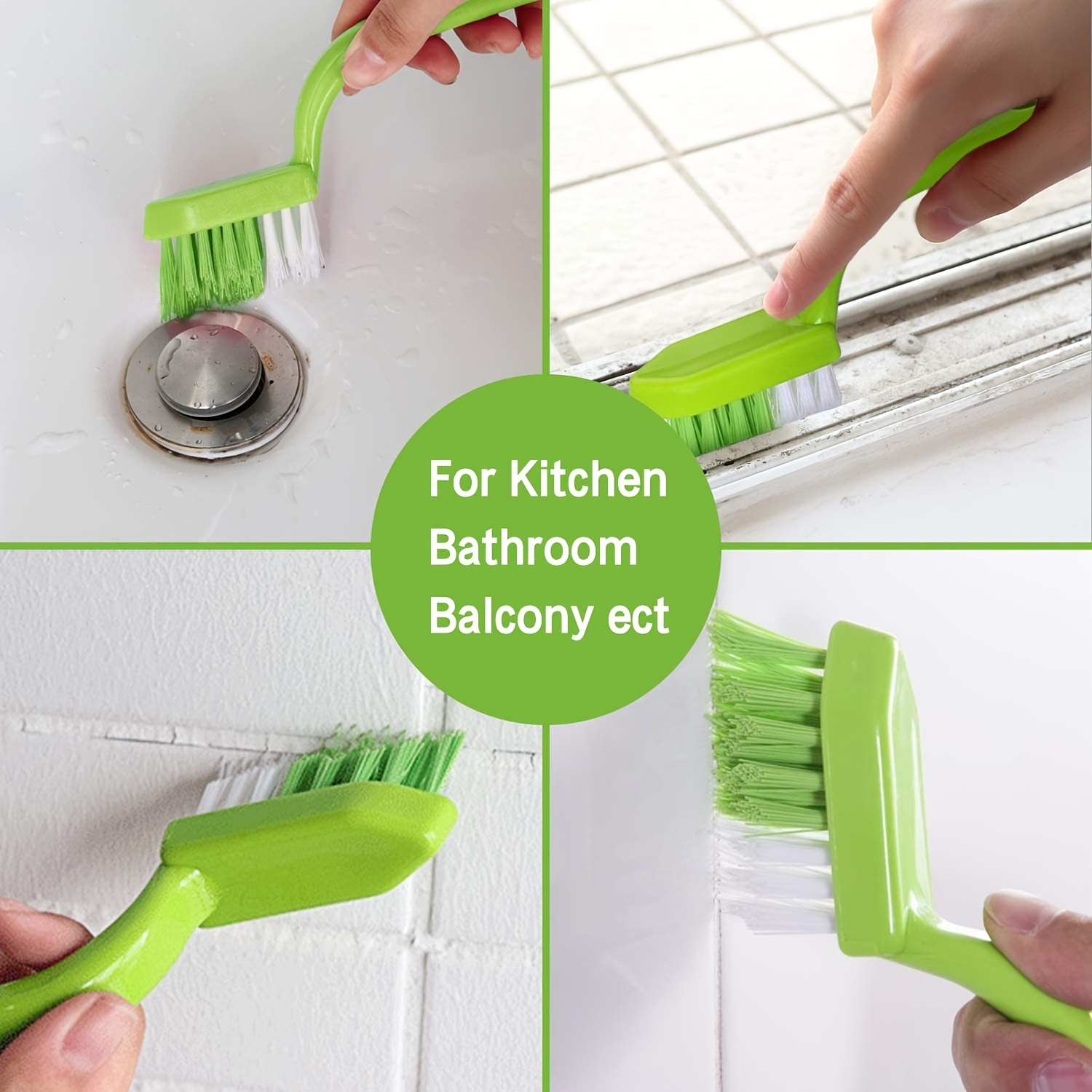3-in-1 Grout Cleaner Brush Set to Deep Clean