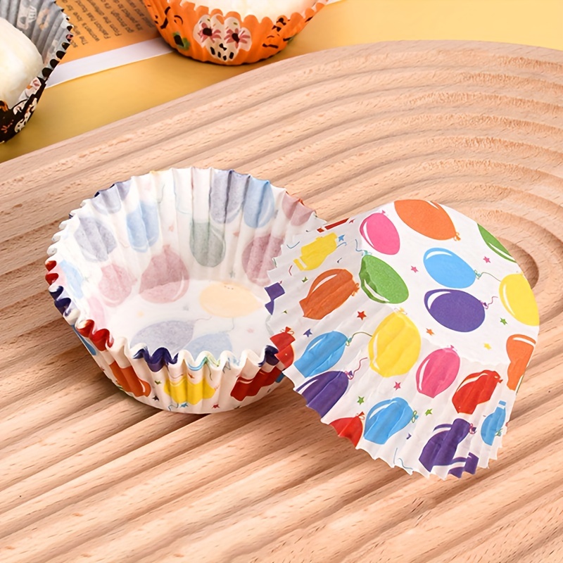 100pcs Muffin Cup Paper Cupcake Baking Cups Greaseproof Cake Liners Kitchen