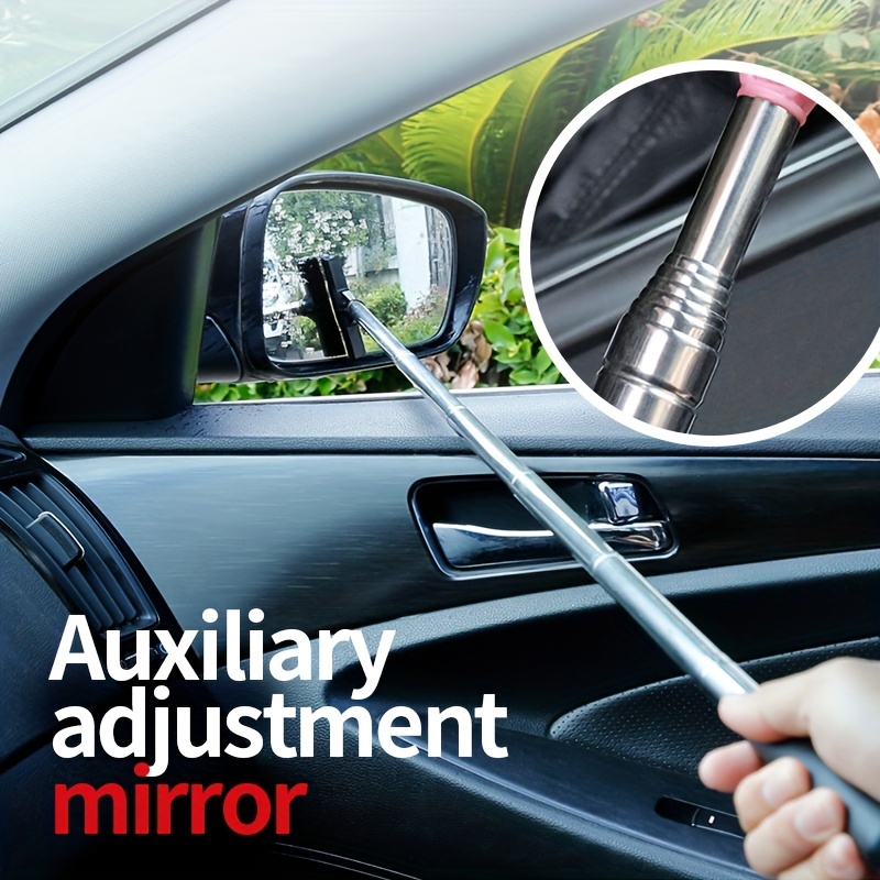Car Rearview Mirror Wiper Telescopic Auto Mirror Squeegee - Temu