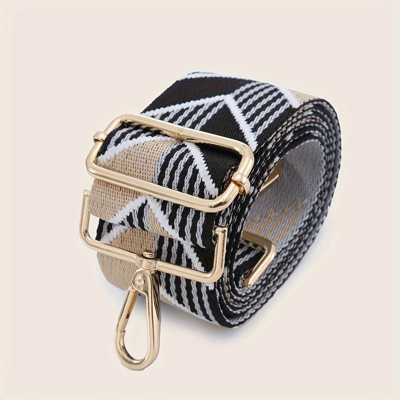 Classic Geometric Pattern Bag Strap, Wide Adjustable Shoulder Bag Strap, Replacement  Travel Accessories - Temu Israel