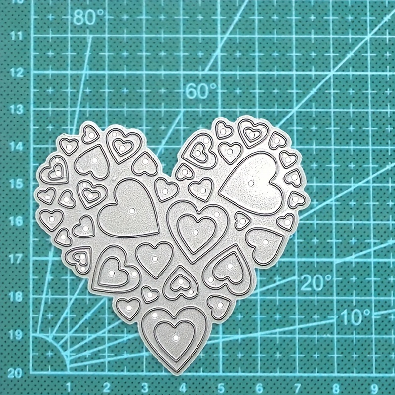 DTTBlue Love Puzzle Metal Cutting Dies Heart Stencil DIY Scrapbooking Album  Paper Valentine's Day Card Embossing Craft Decor - Silver, Hand Tools -   Canada