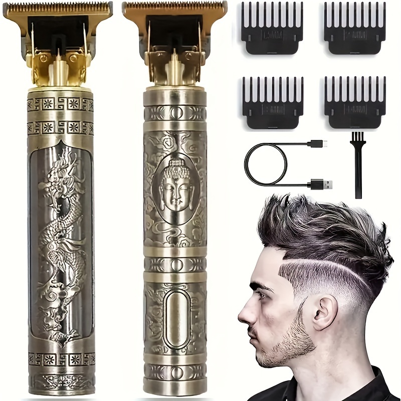 Afeitadora Eléctrica Cabello Hombre Inalámbrica Recargable - Temu