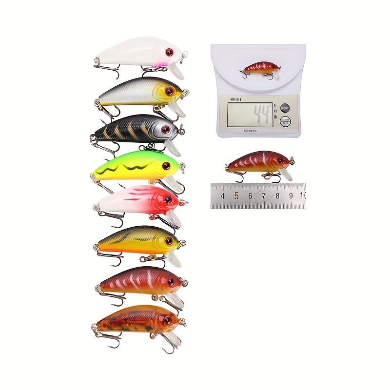 Fishing Lure Set Kit Mixed Size Fishing Lures Bait Tackle - Temu