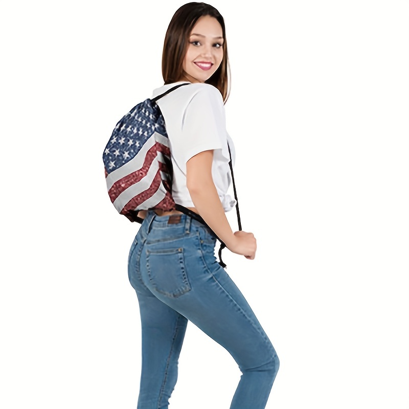 Independence Day American Flag Bag Backpack Outdoor Sports