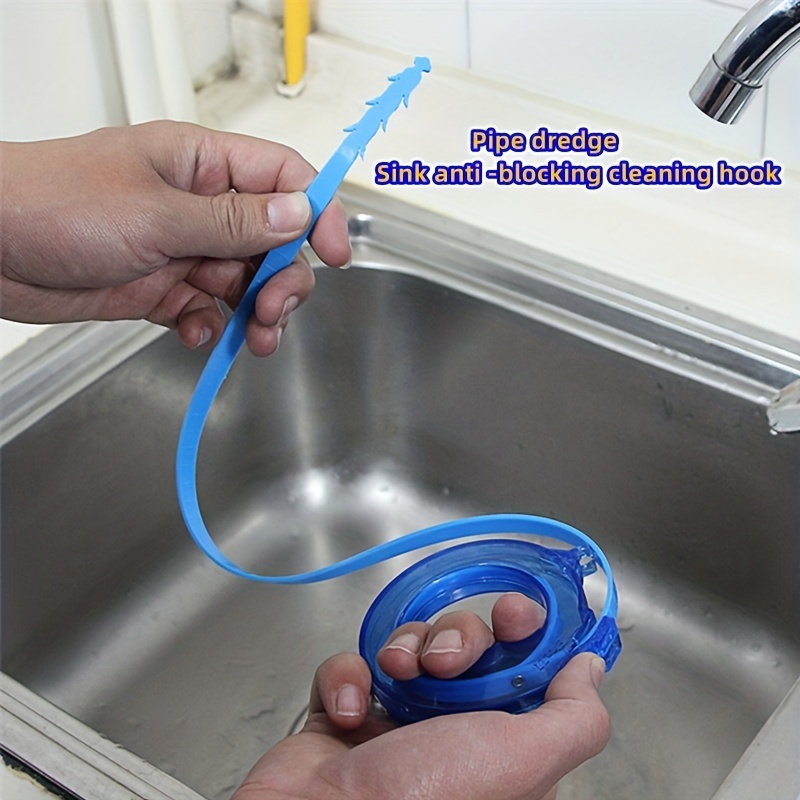 Multifunctional Spring Pipe Dredging Tool Cleaning Claw Sewer Toilet  Dredger Home Sink Anti-blocking Cleaning Hook Kitchen Sewer