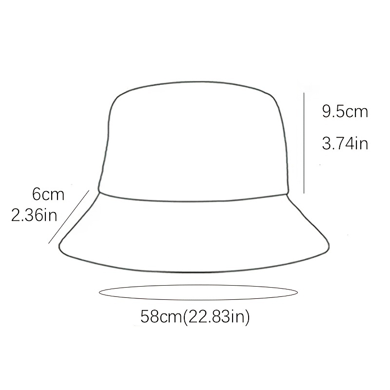 Colorful Graffiti Reversible Bucket Hat Lightweight Fisherman Cap
