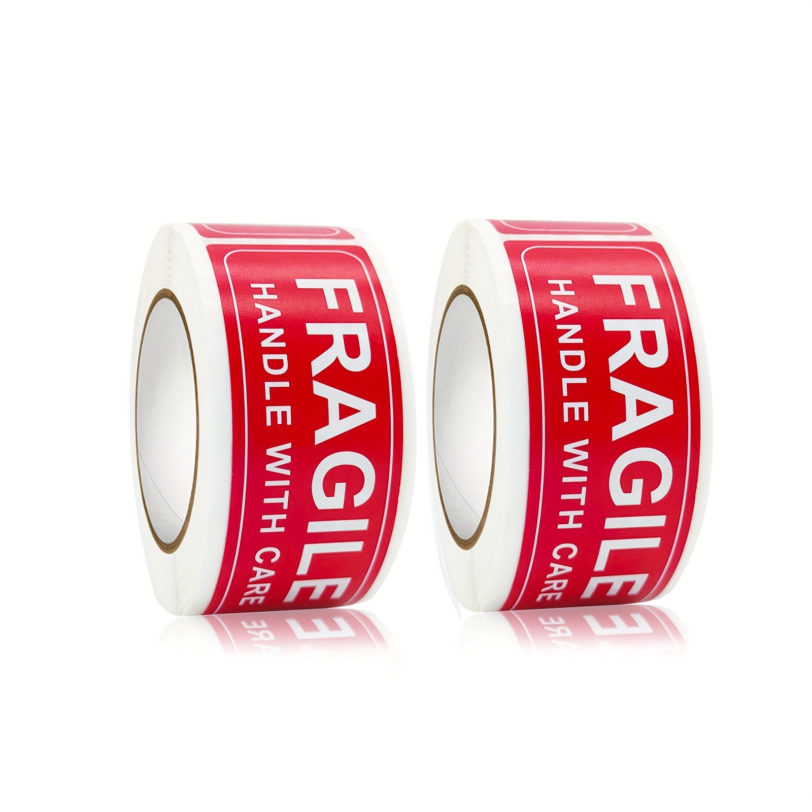 FRAGILE Handle With Care Labels with DO NOT BEND - Self adhesive Stickers