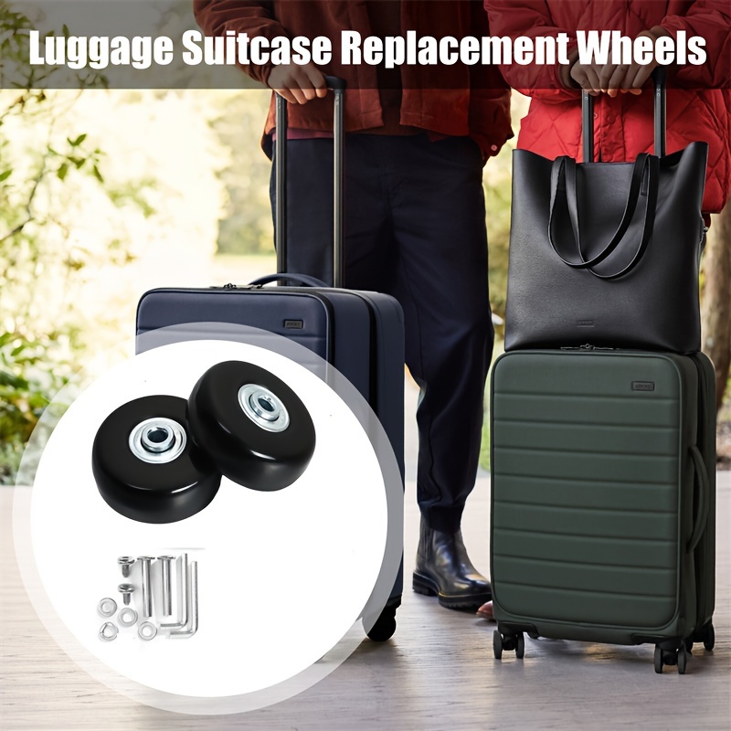 Rueda de equipaje de repuesto, ruedas giratorias para maletas de viaje,  accesorios para reparación de maletas