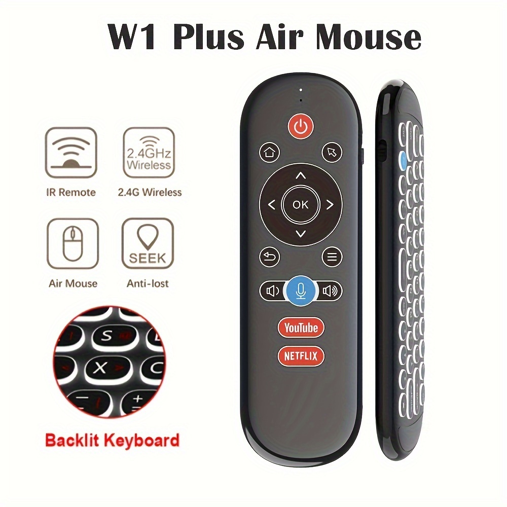 G60S Pro Air Mouse TéLéCommande Vocale Sans Fil 2.4G Bluetooth