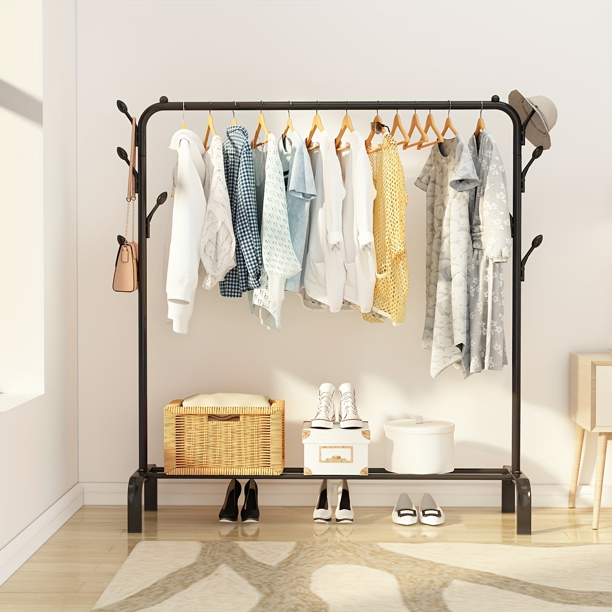 Clothes Hangers Stand - Temu