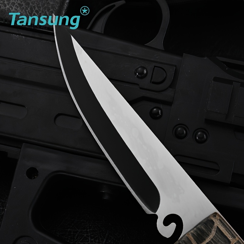 Tansung Outdoor Picnic Knife Camping Barbecue Meat Cutting Knife