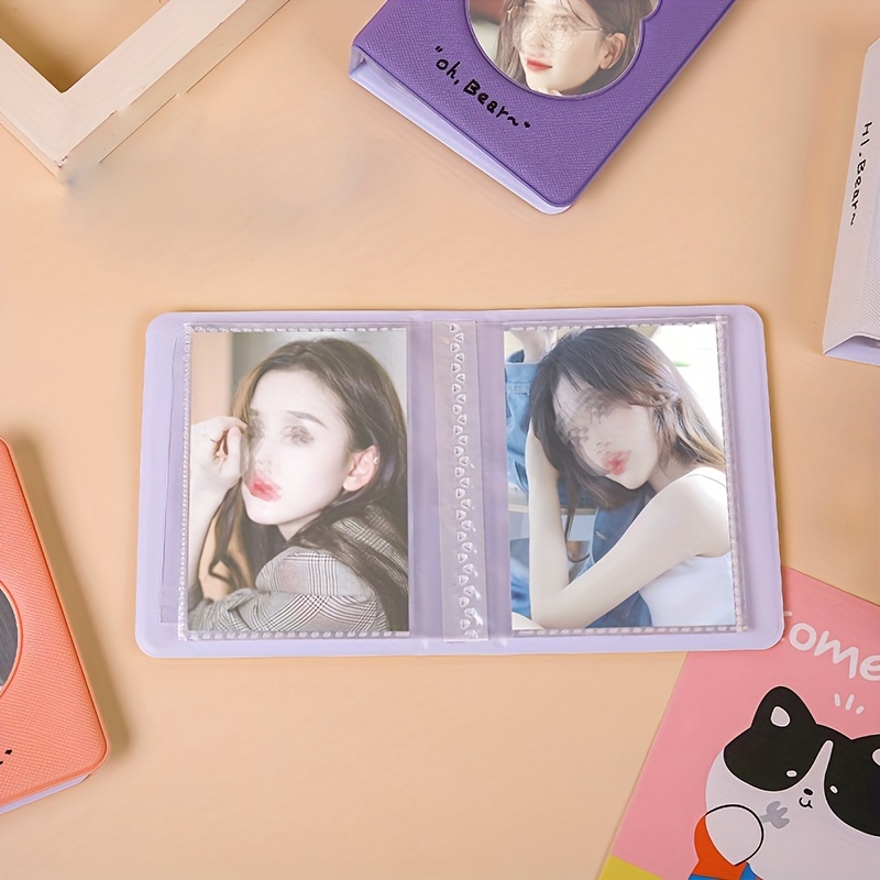 Kpop Photocard Holder Book Photocard Binder Cute Mini Photo - Temu